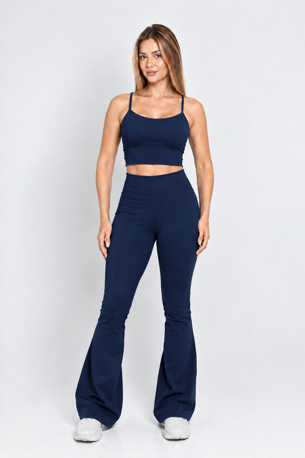 CALÇA FLARE SUSTENTARE  ESTATE BLUE AZUL