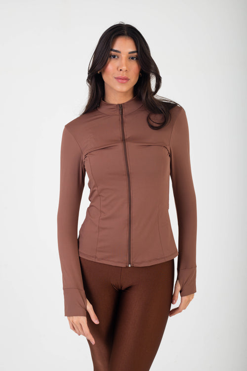 BLUSA CASACO MOVE LIGHT - CAPUCCINO