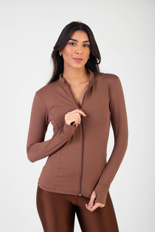 BLUSA CASACO MOVE LIGHT - CAPUCCINO