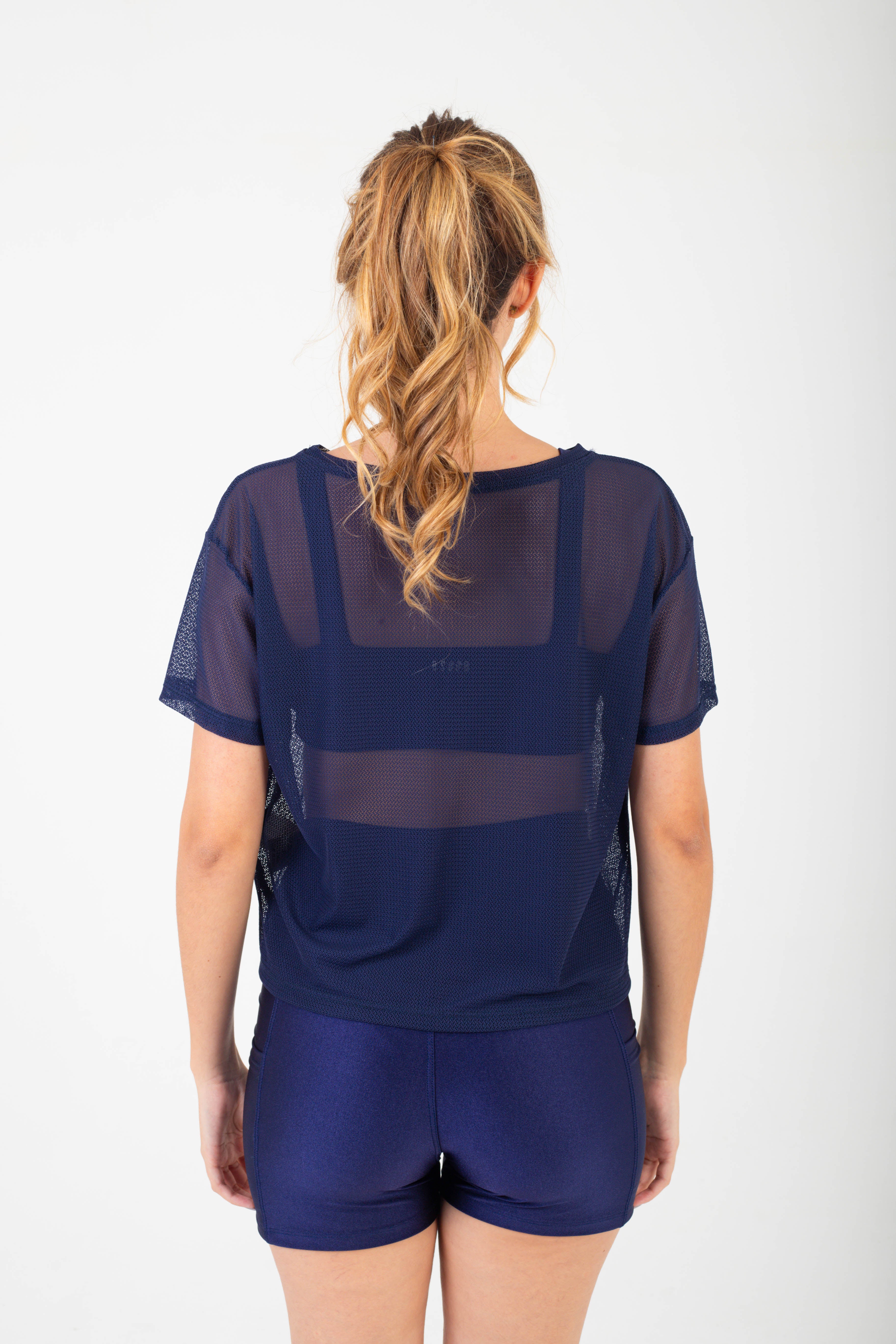BLUSA CROPPED ESSENCIAL TELA CORAL - SIDERAL