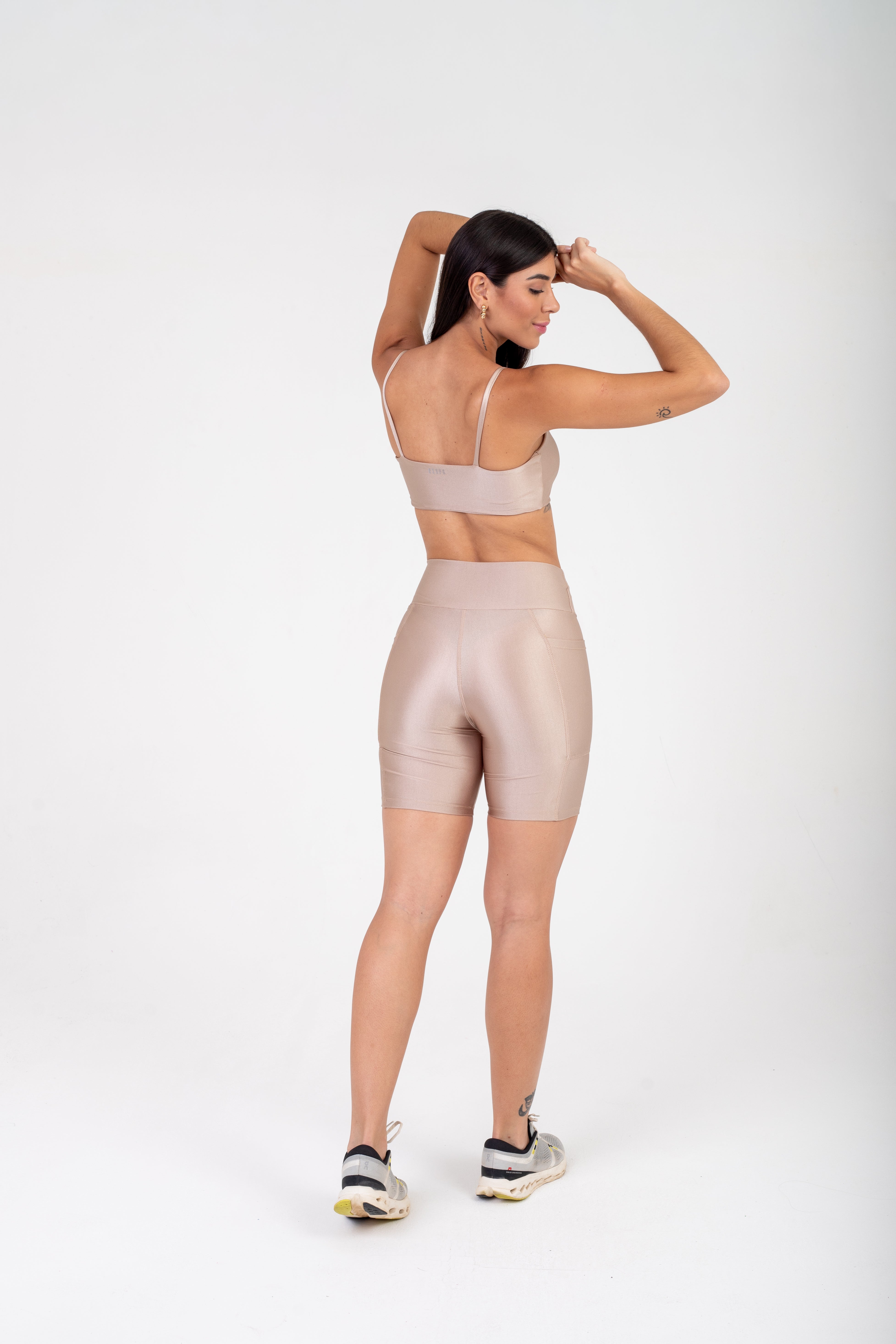 TOP ALCA LARGA GLOW ACTIVE - CHOCOLATE