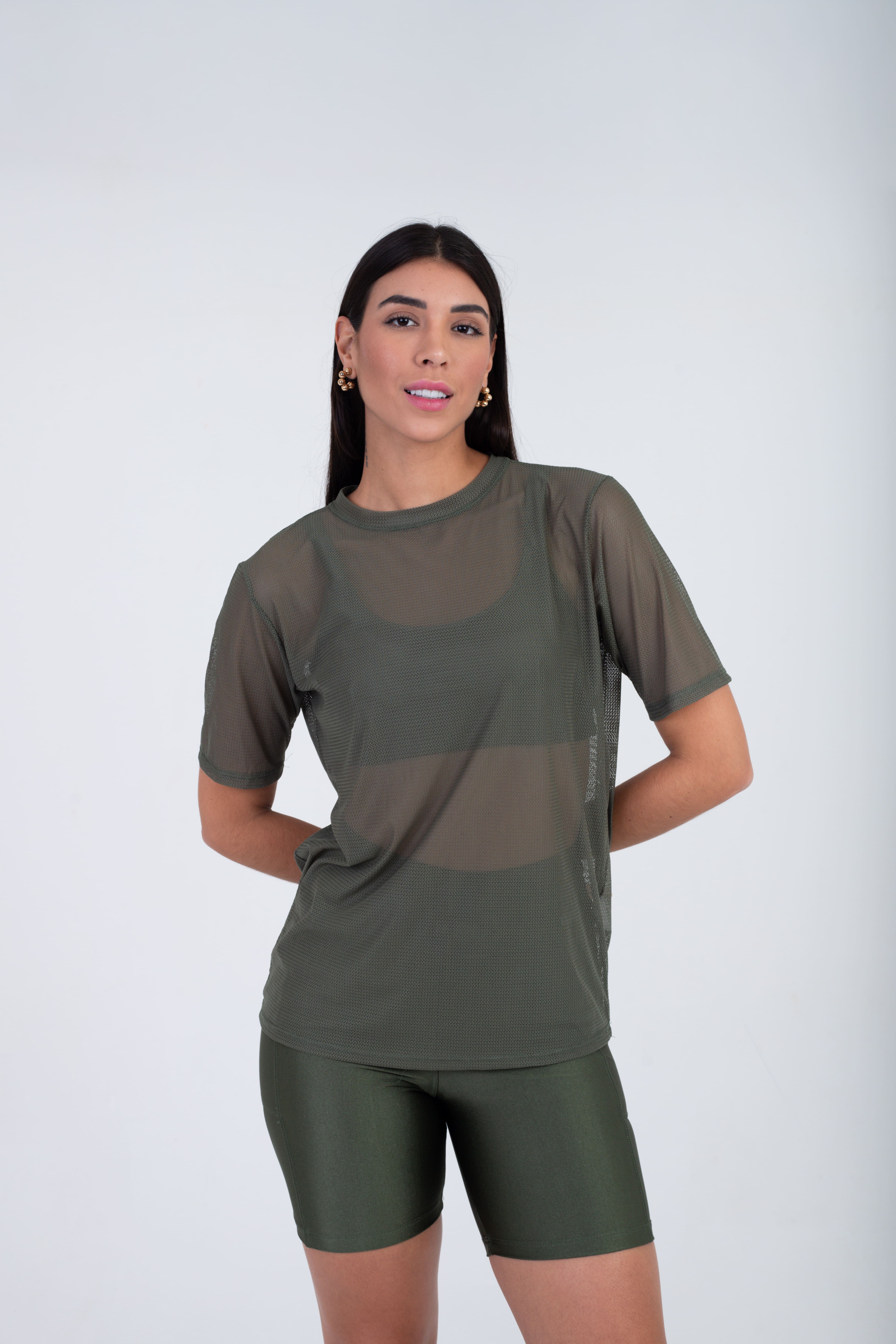 BLUSA LONG ESSENCIAL TELA CORAL - MAJOR