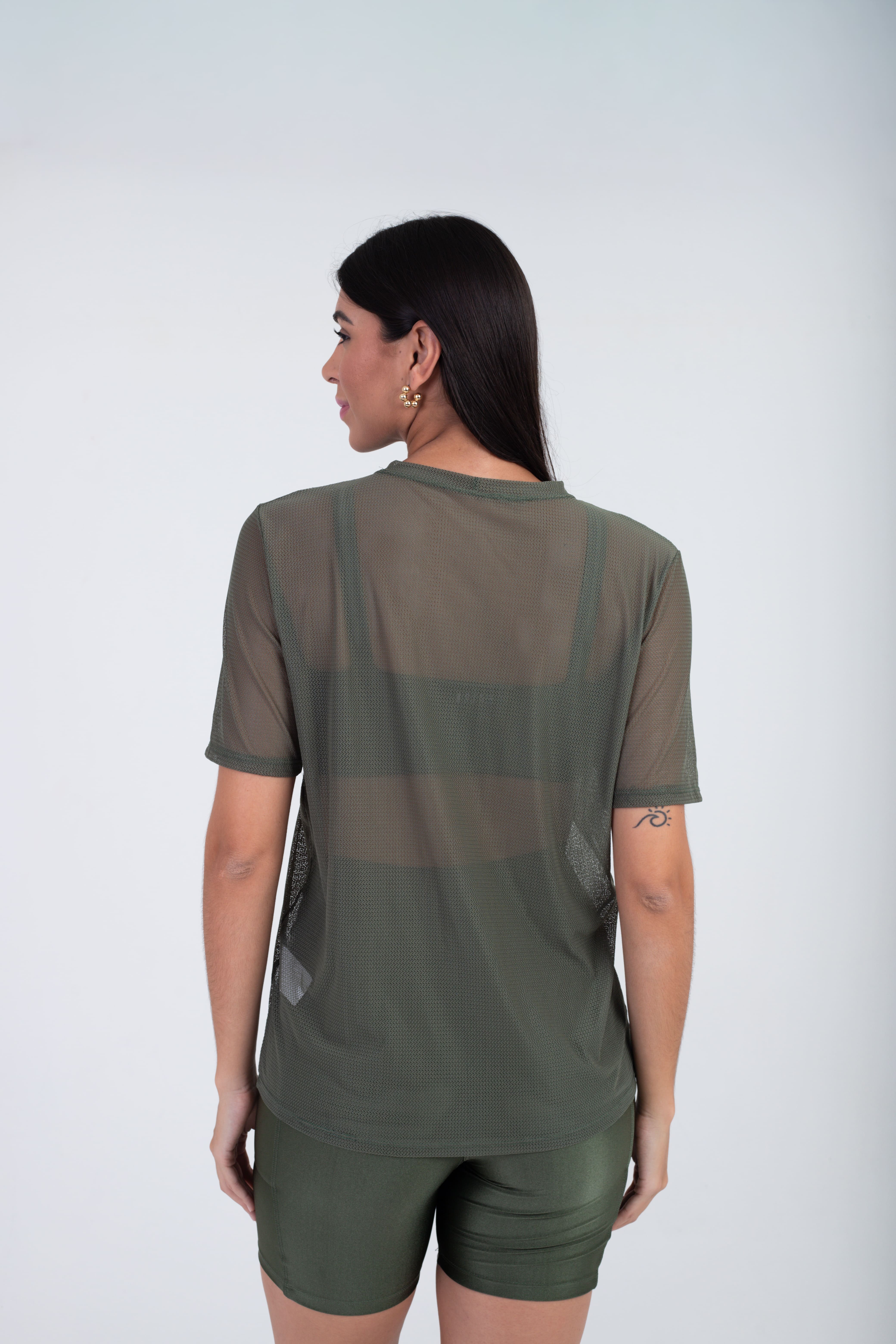 BLUSA LONG ESSENCIAL TELA CORAL - MAJOR
