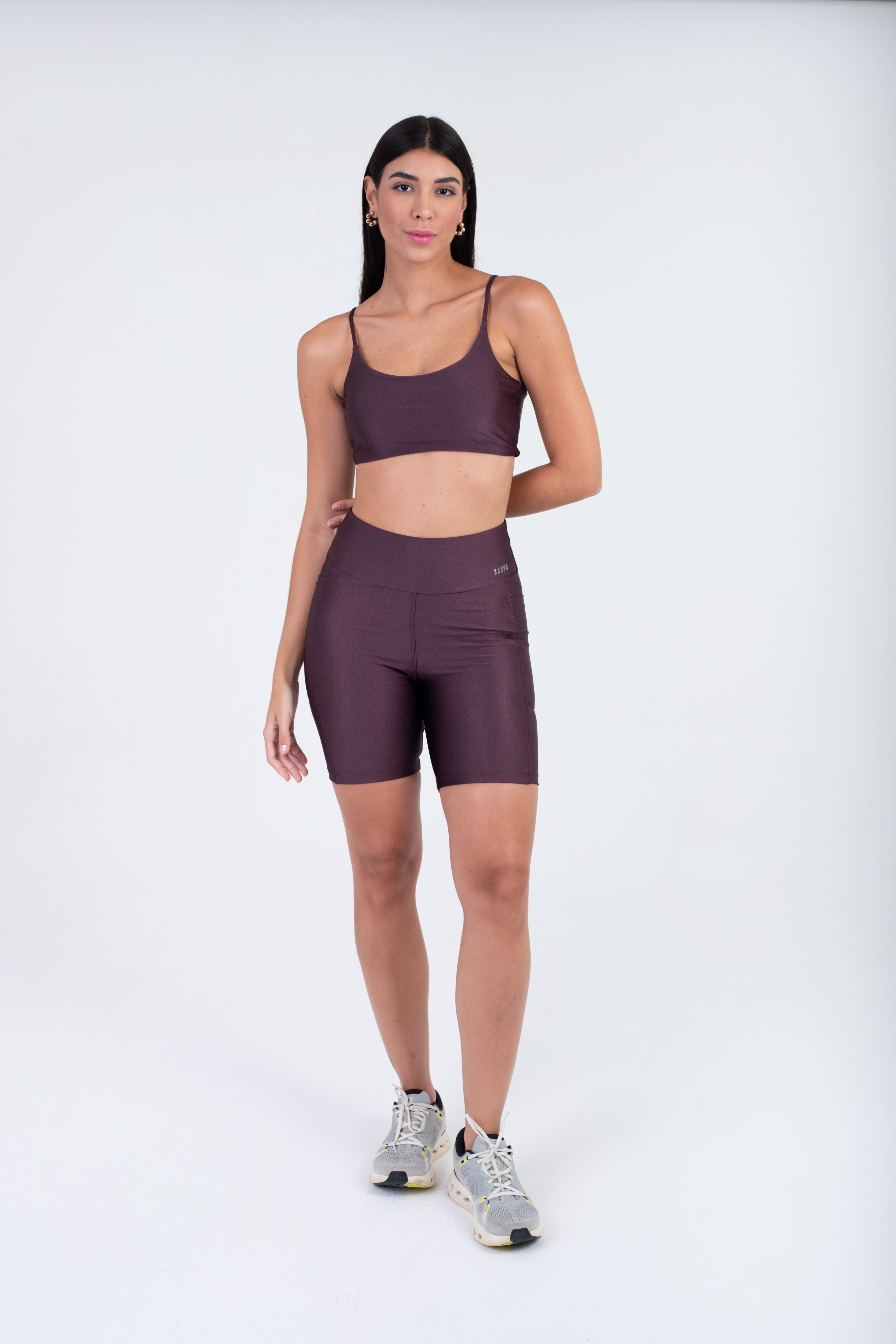 SHORT BIKER - EBANO