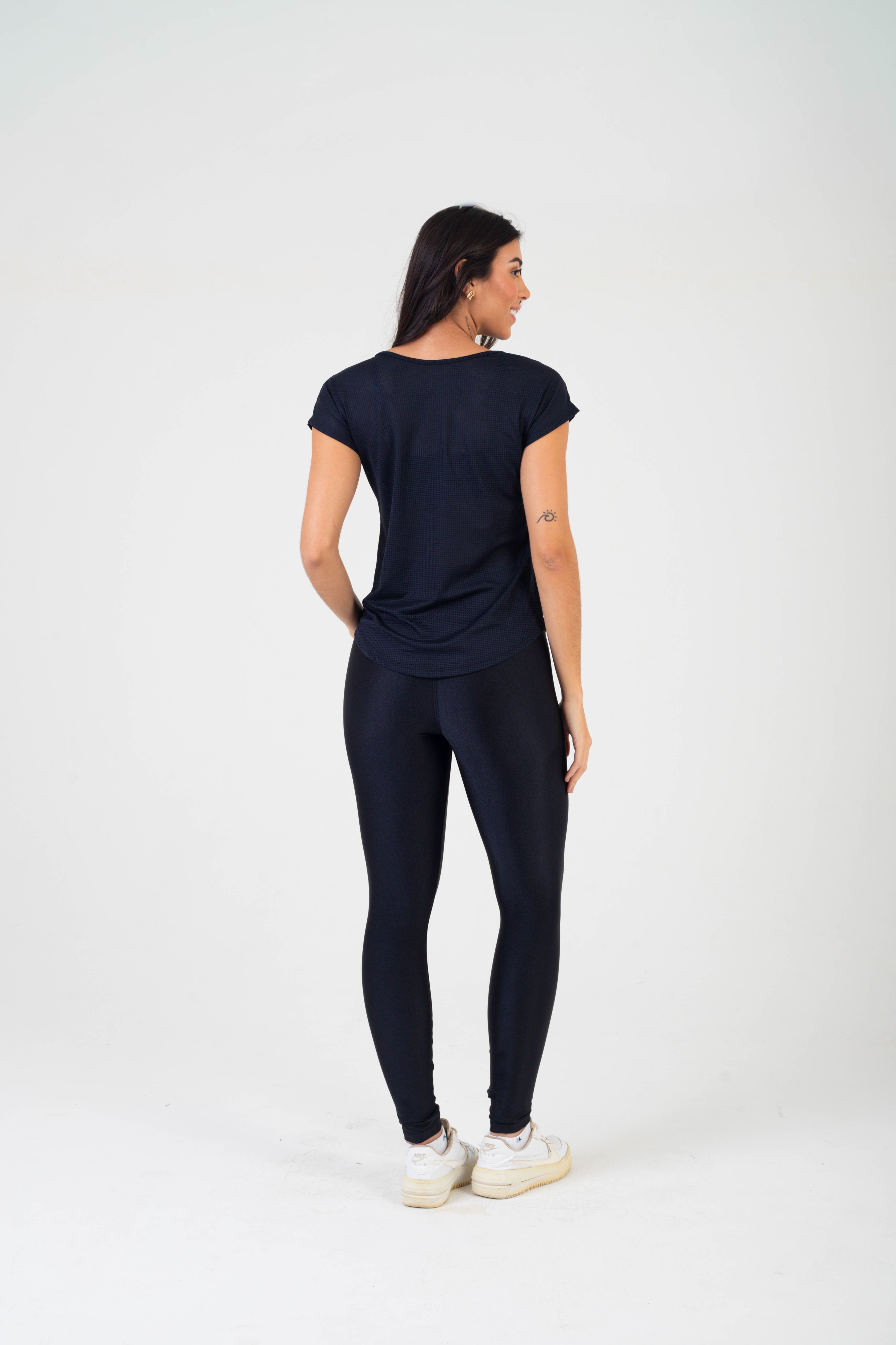 BLUSA T-SHIRT BSSPO CLUB FIT - PRETO