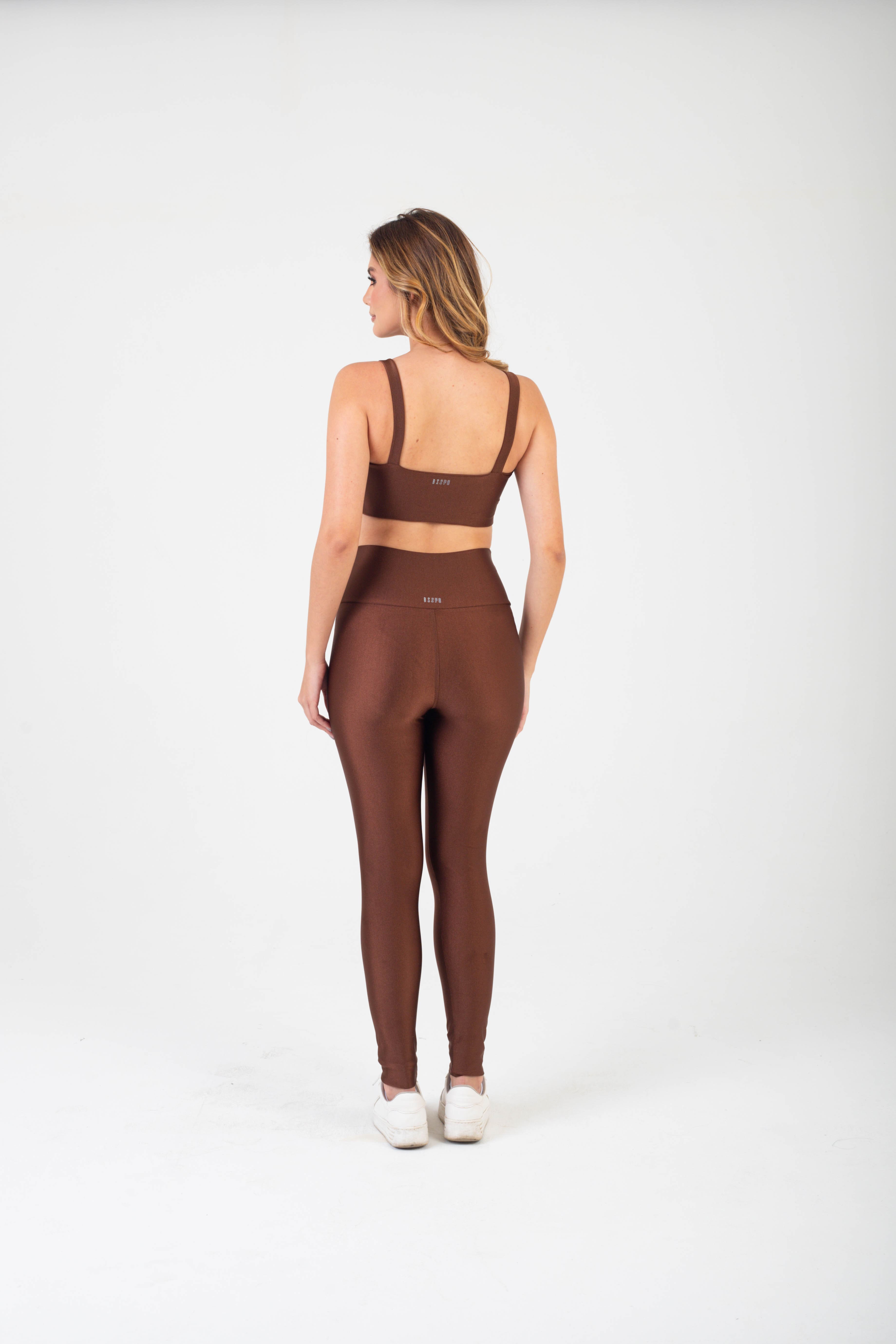 CALCA LEGGING GLOW ACTIVE - COFFEE