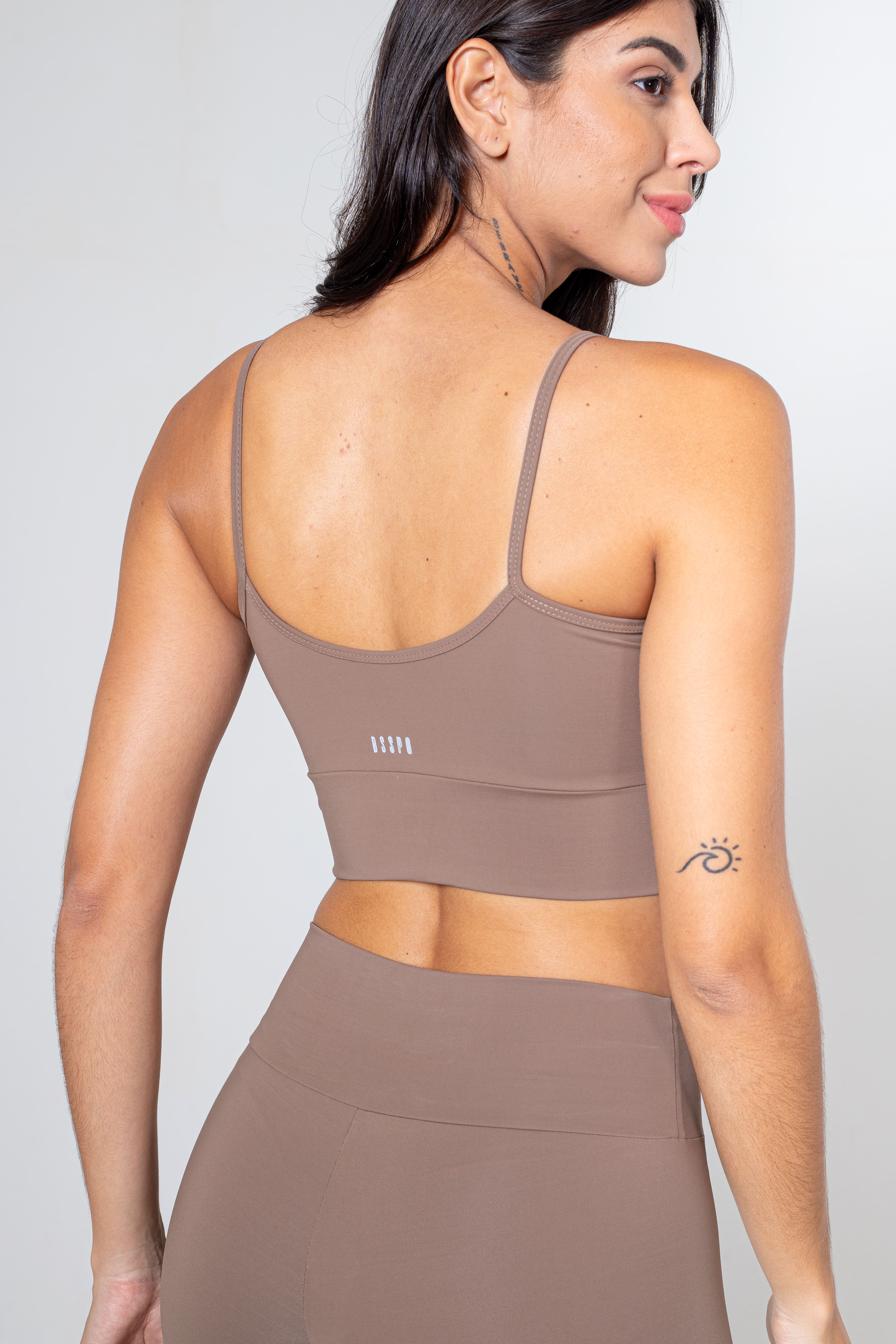 CROPPED SUSTENTARE BSSPO - CASTANHO