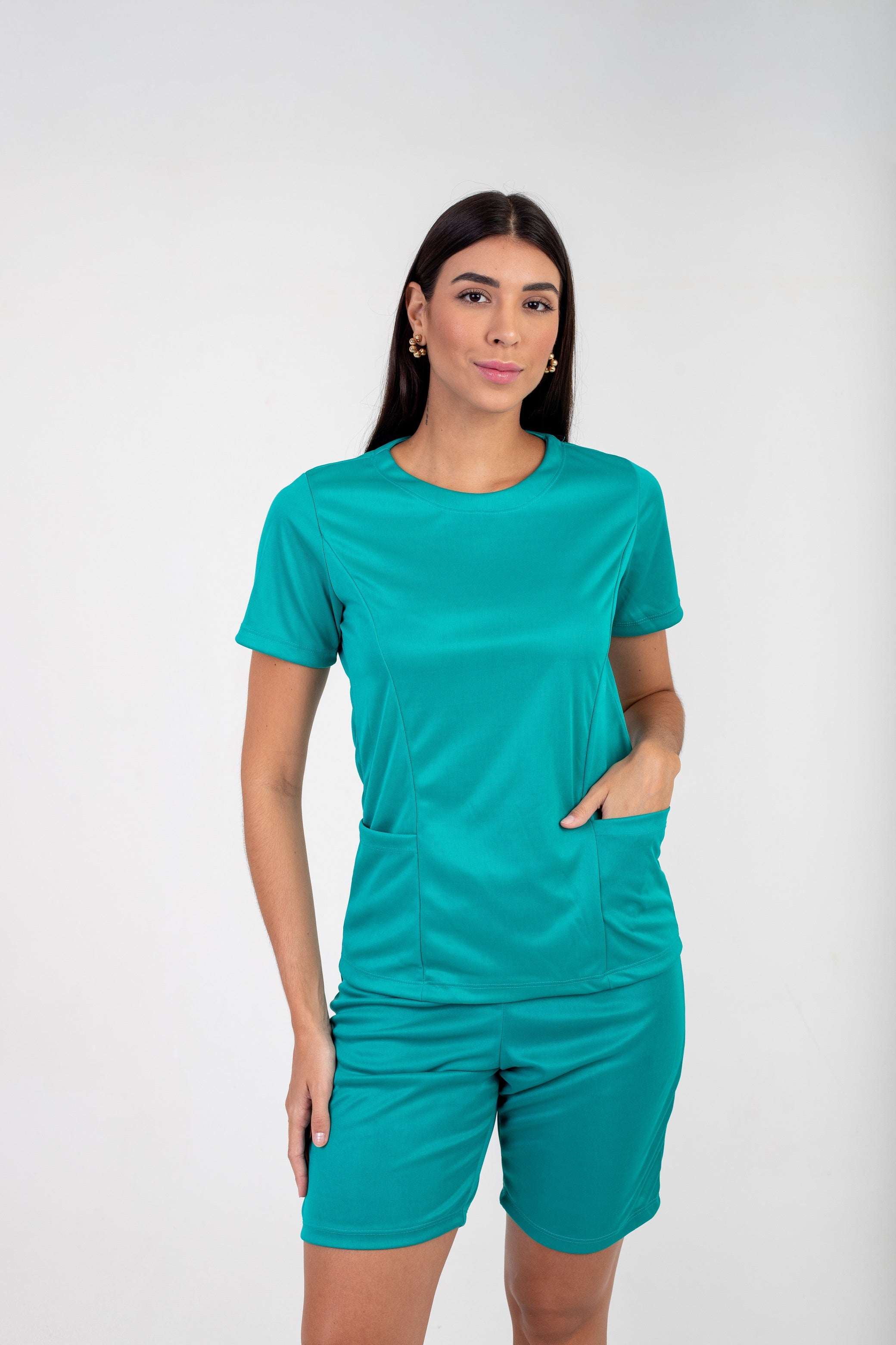 CONJUNTO FARDAMENTO HELANCA LIGHT  GOLA R COM BERMUDA - COLUMBIA