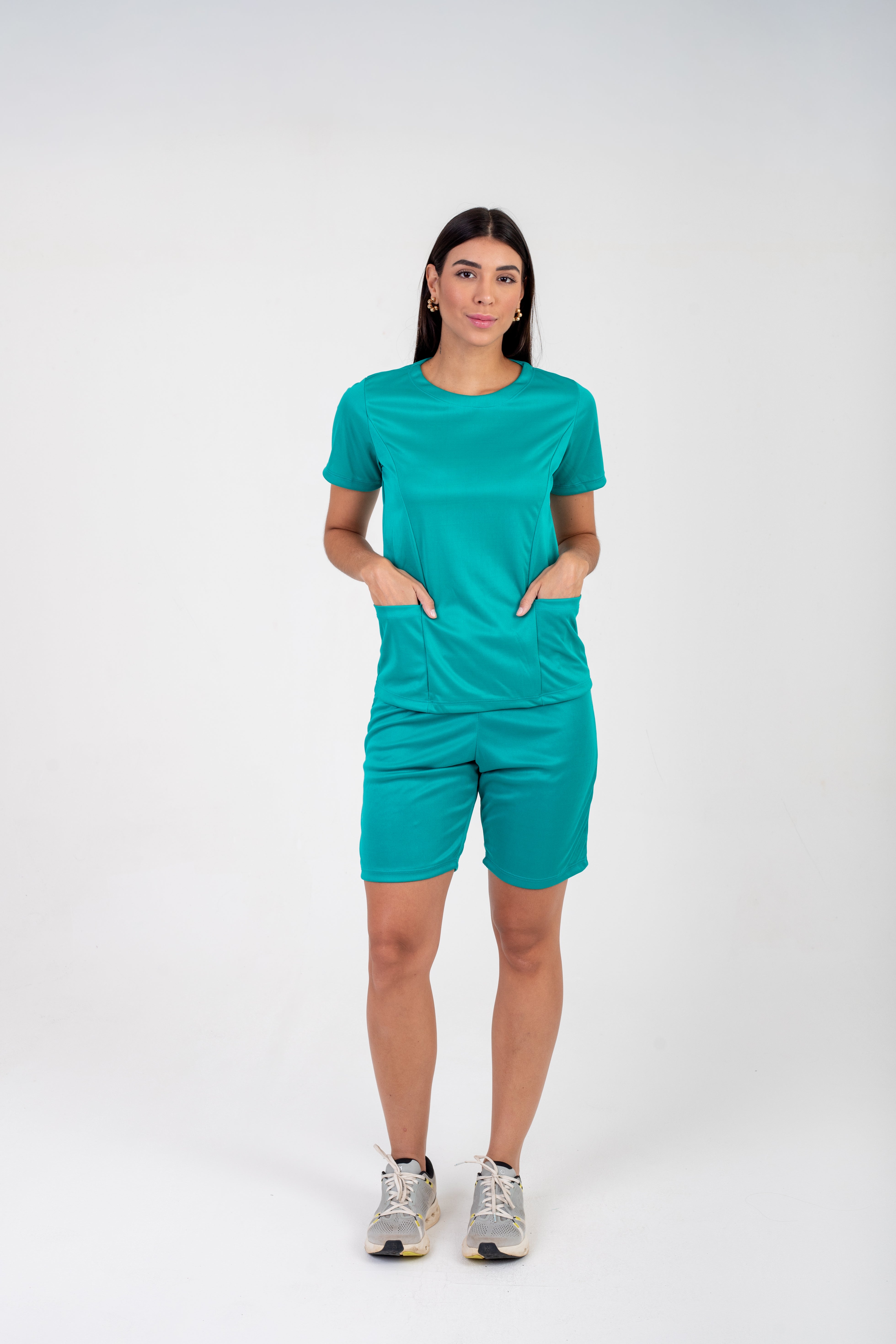 CONJUNTO FARDAMENTO HELANCA LIGHT  GOLA R COM BERMUDA - COLUMBIA
