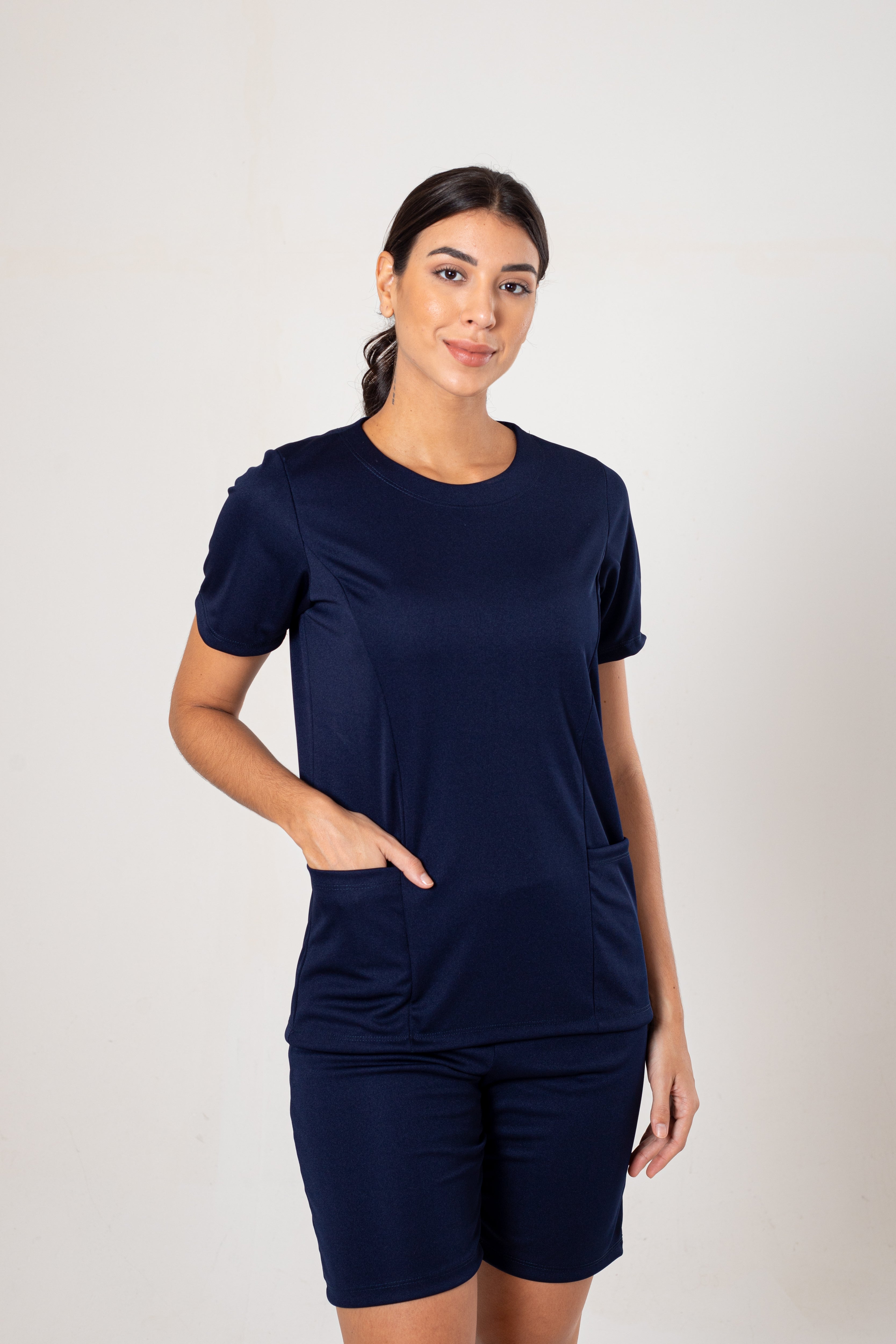 CONJUNTO FARDAMENTO LIGHT GOLA R COM BERMUDA  - MARINHO