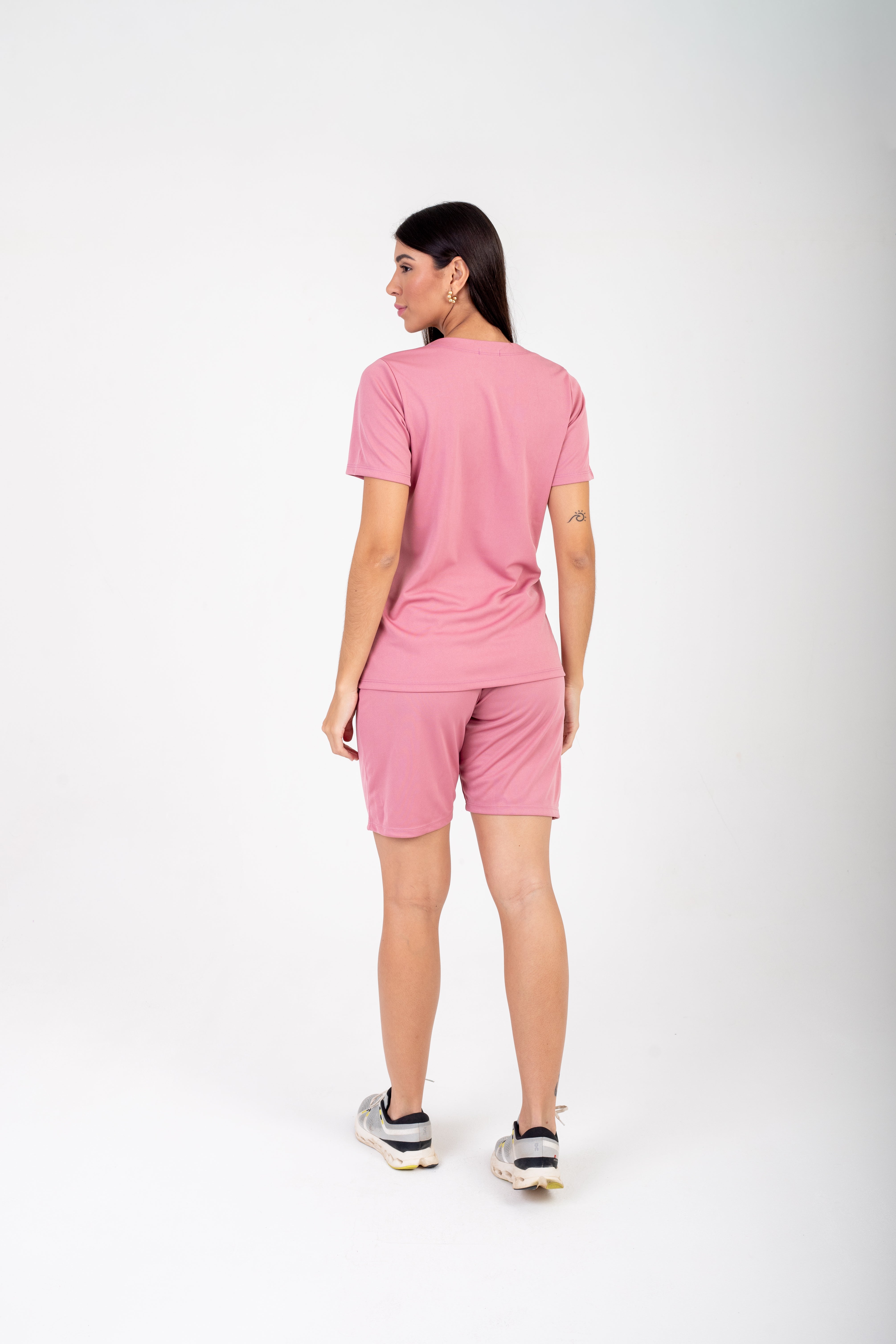 CONJUNTO FARDAMENTO HELANCA POP GOLA REDONDA COM BERMUDA - NINFA