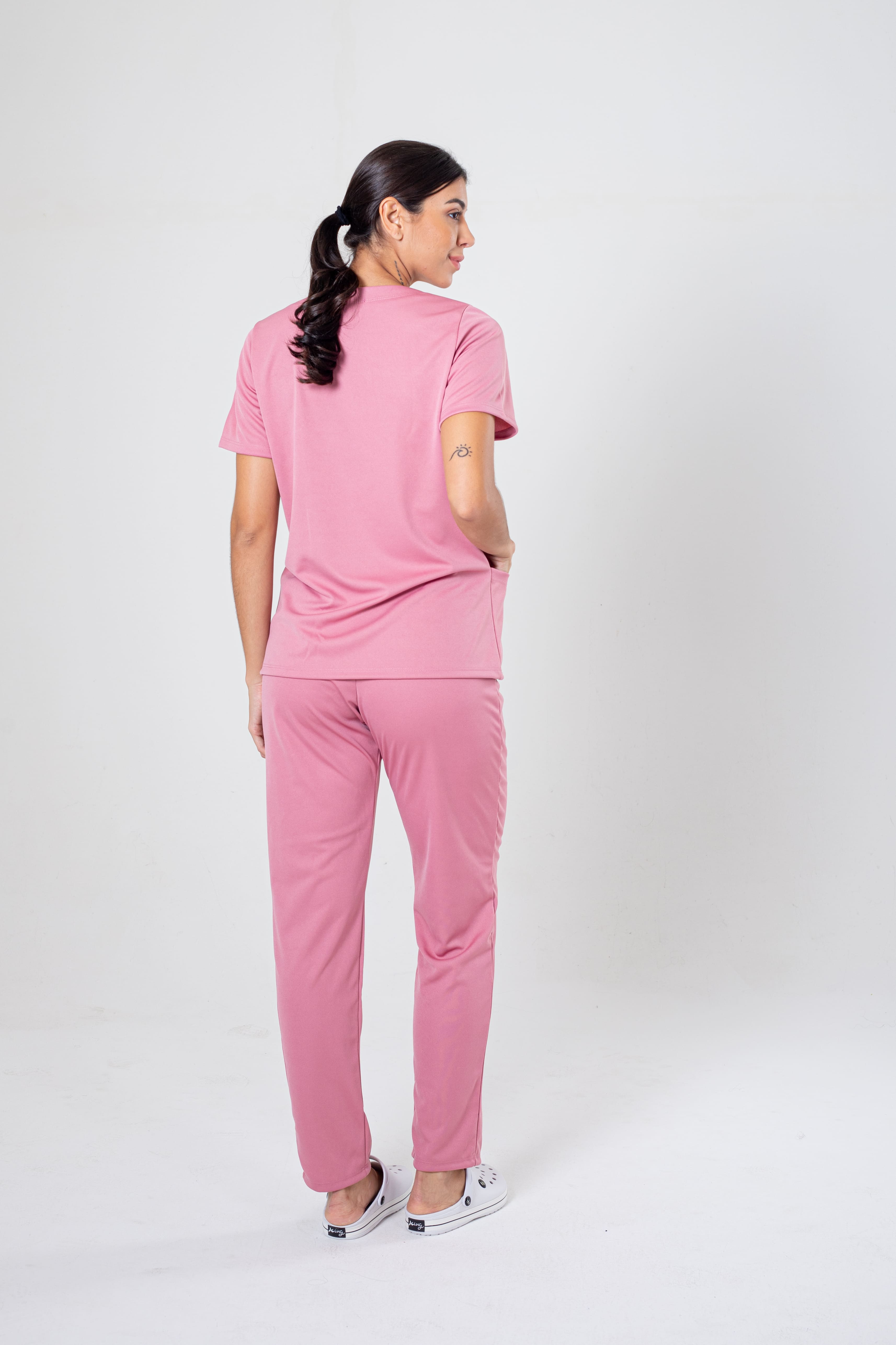 CONJUNTO FARDAMENTO POP GOLA V COM CALCA HELANCA POP - NINFA