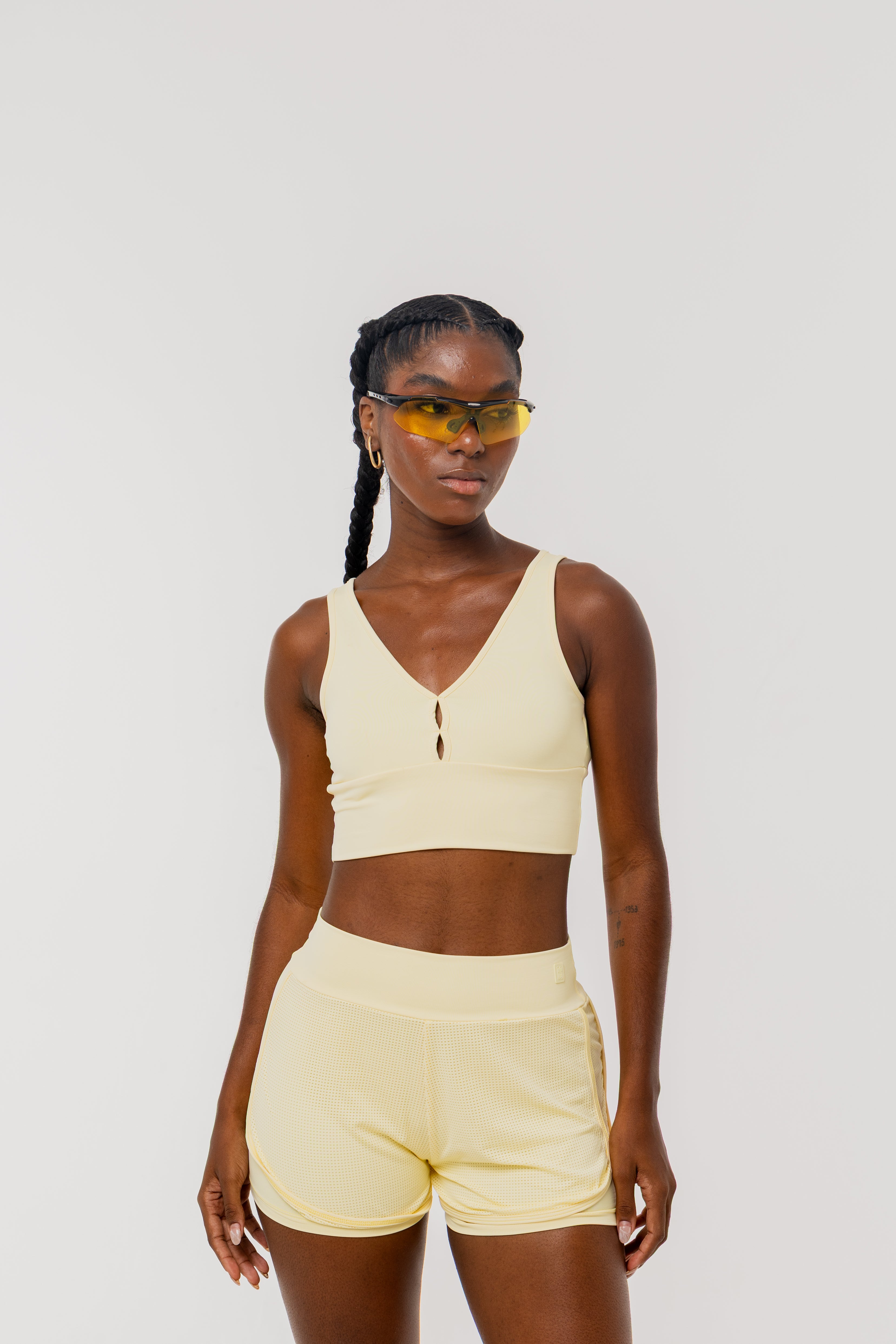 SHORT TENNIS CLUB ACTIVE FRESH - BUTTER