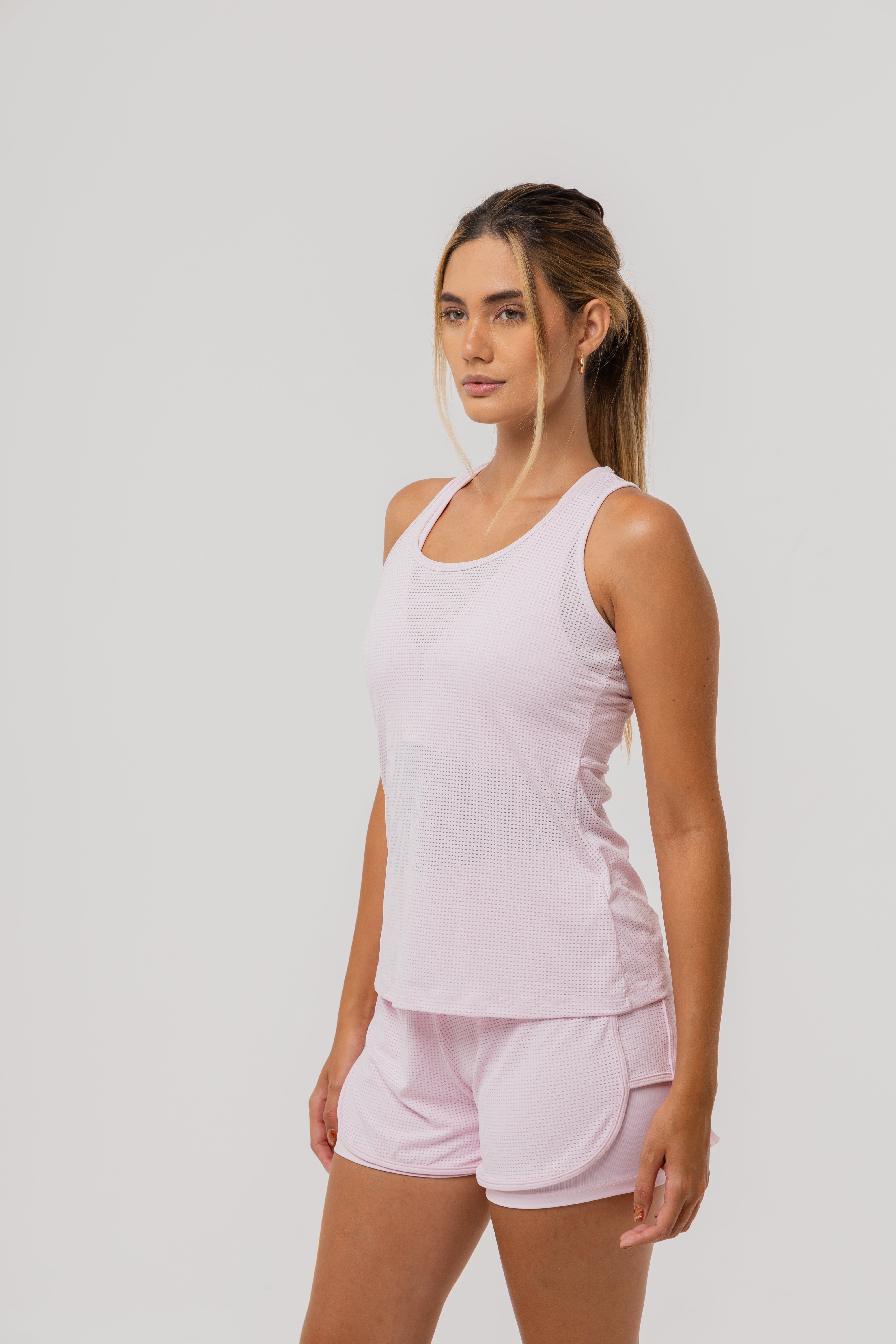 SHORT TENNIS CLUB ACTIVE FRESH - LIGHT PINK