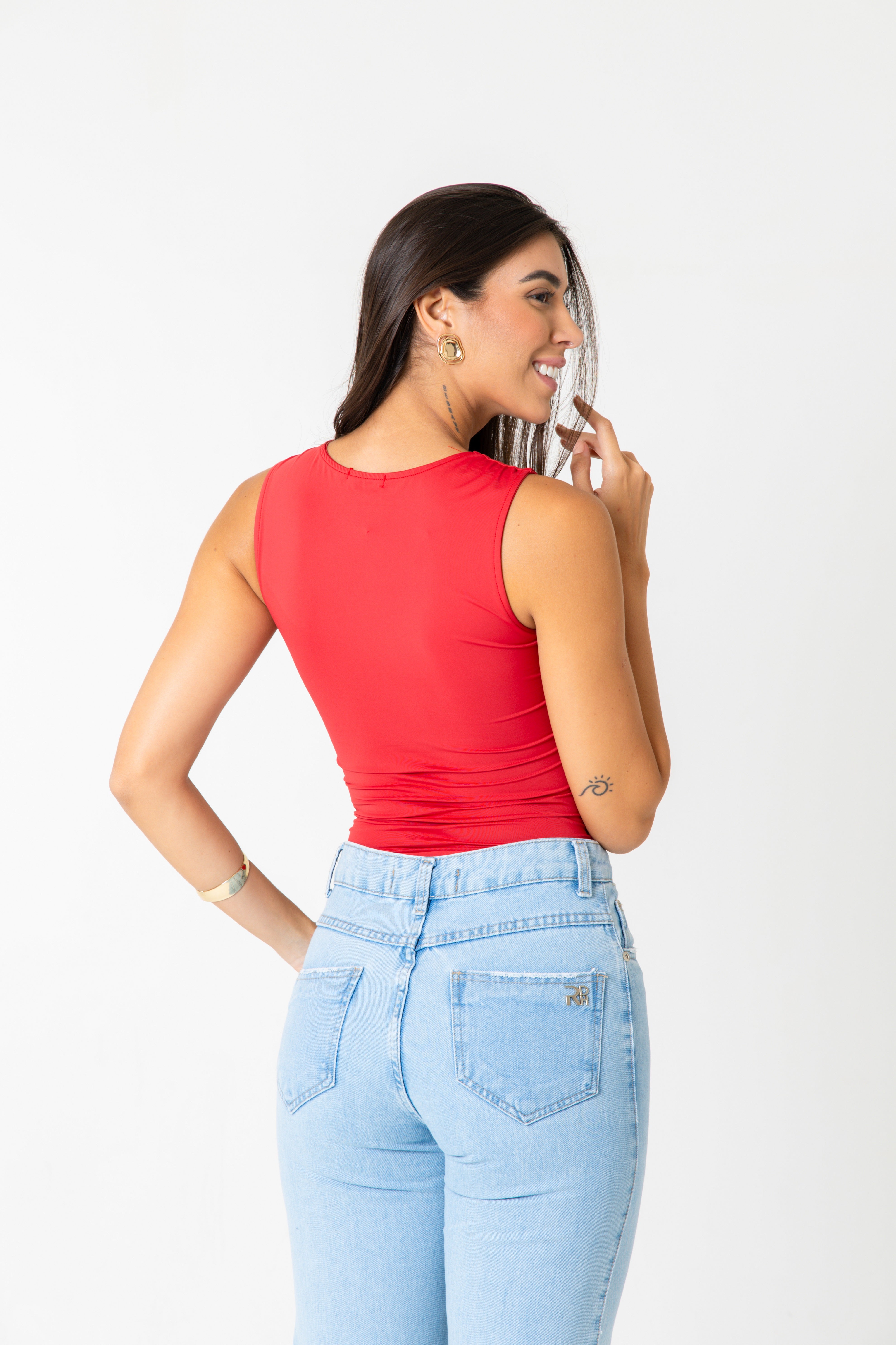 BLUSA EVE SENSINTIVE LIGHT - SALSA