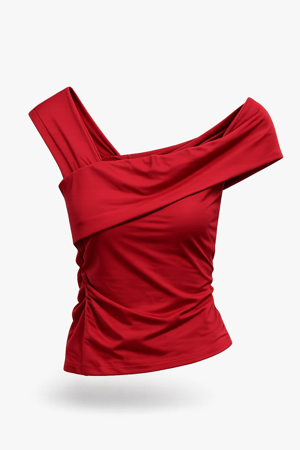 BLUSA ASSIMETRICA EM POLIAMIDA - SALSA