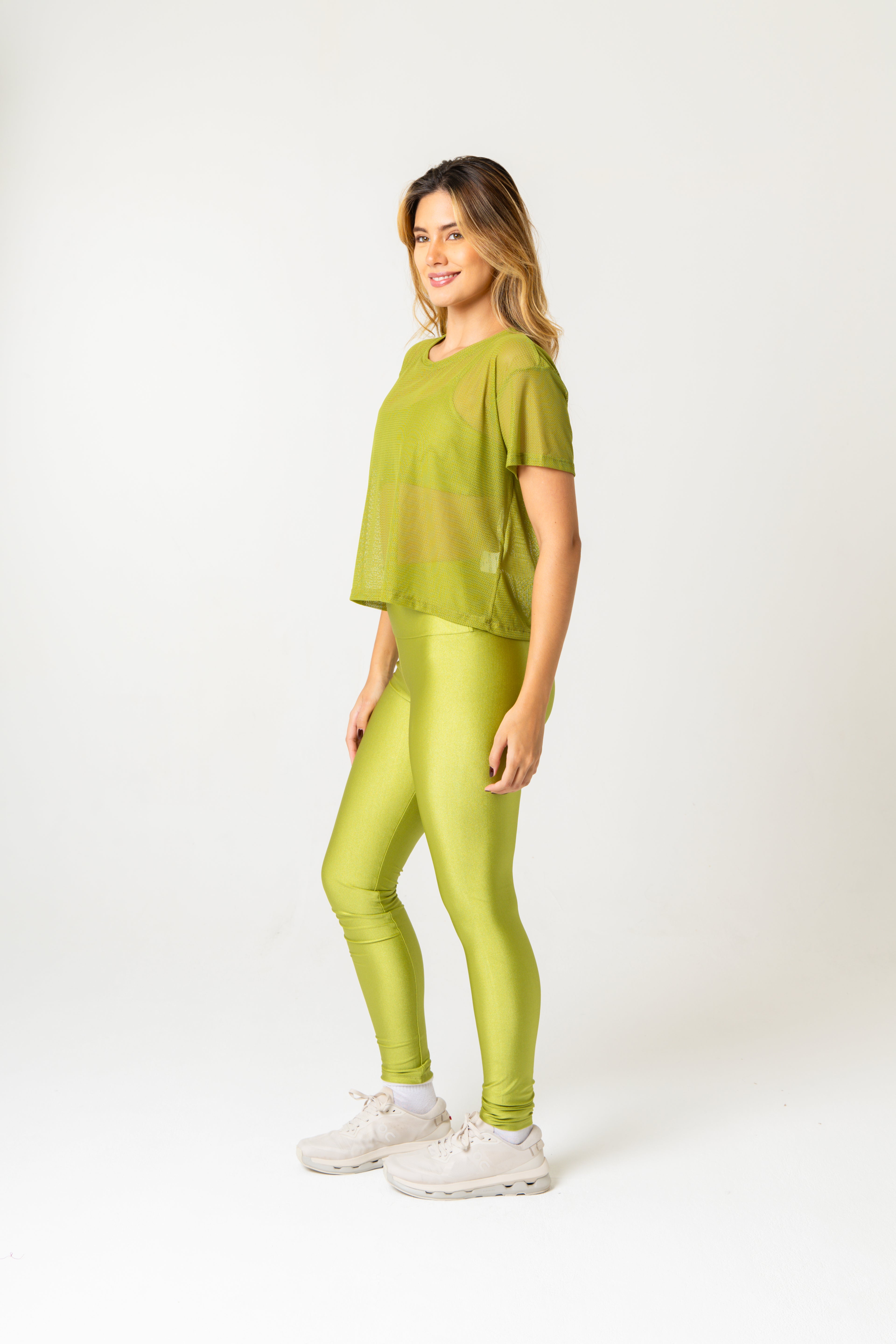 BLUSA CROPPED ESSENCIAL TELA CORAL - PALMEIRA