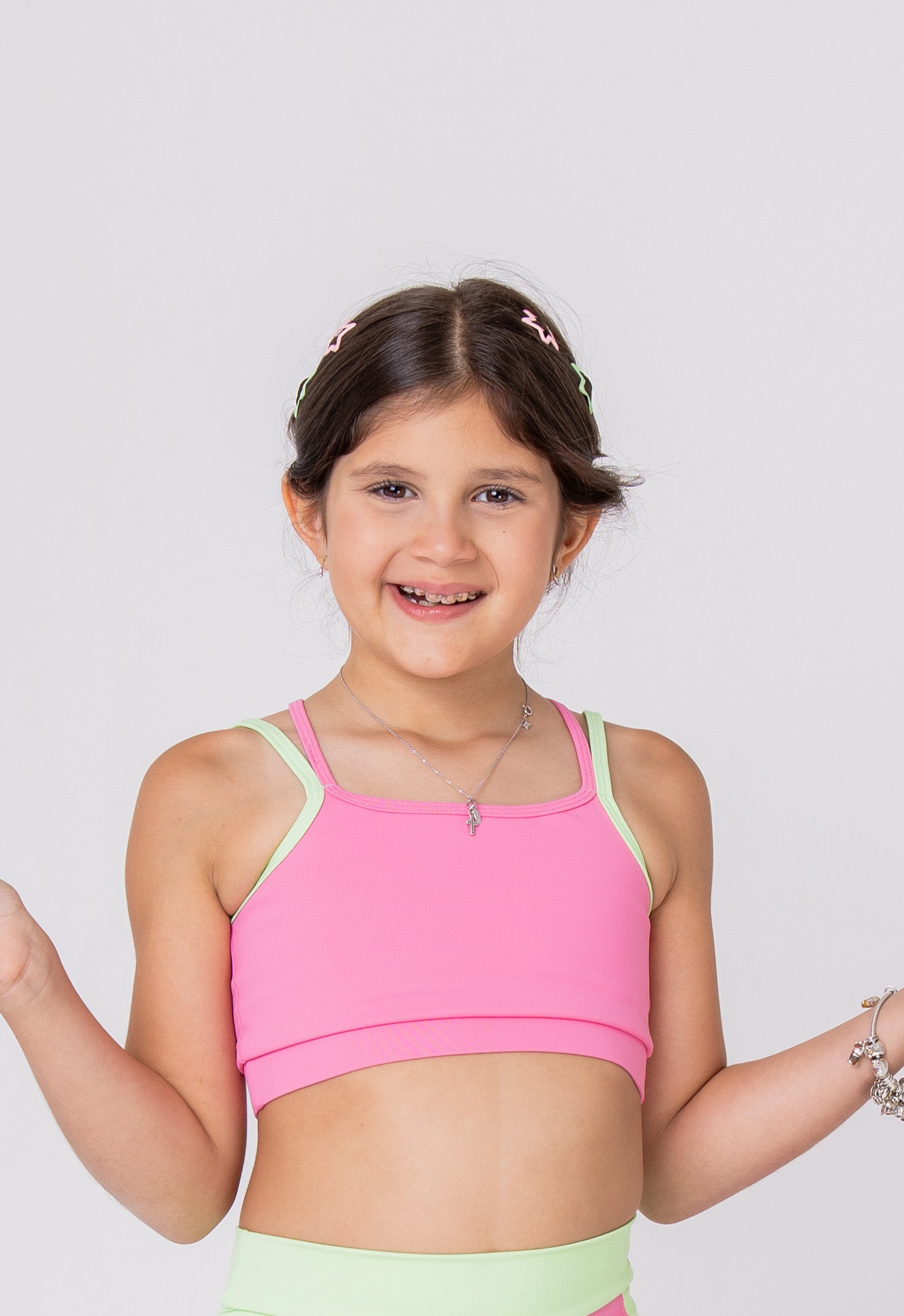CROPPED ALCA DUPLA - POP PINK