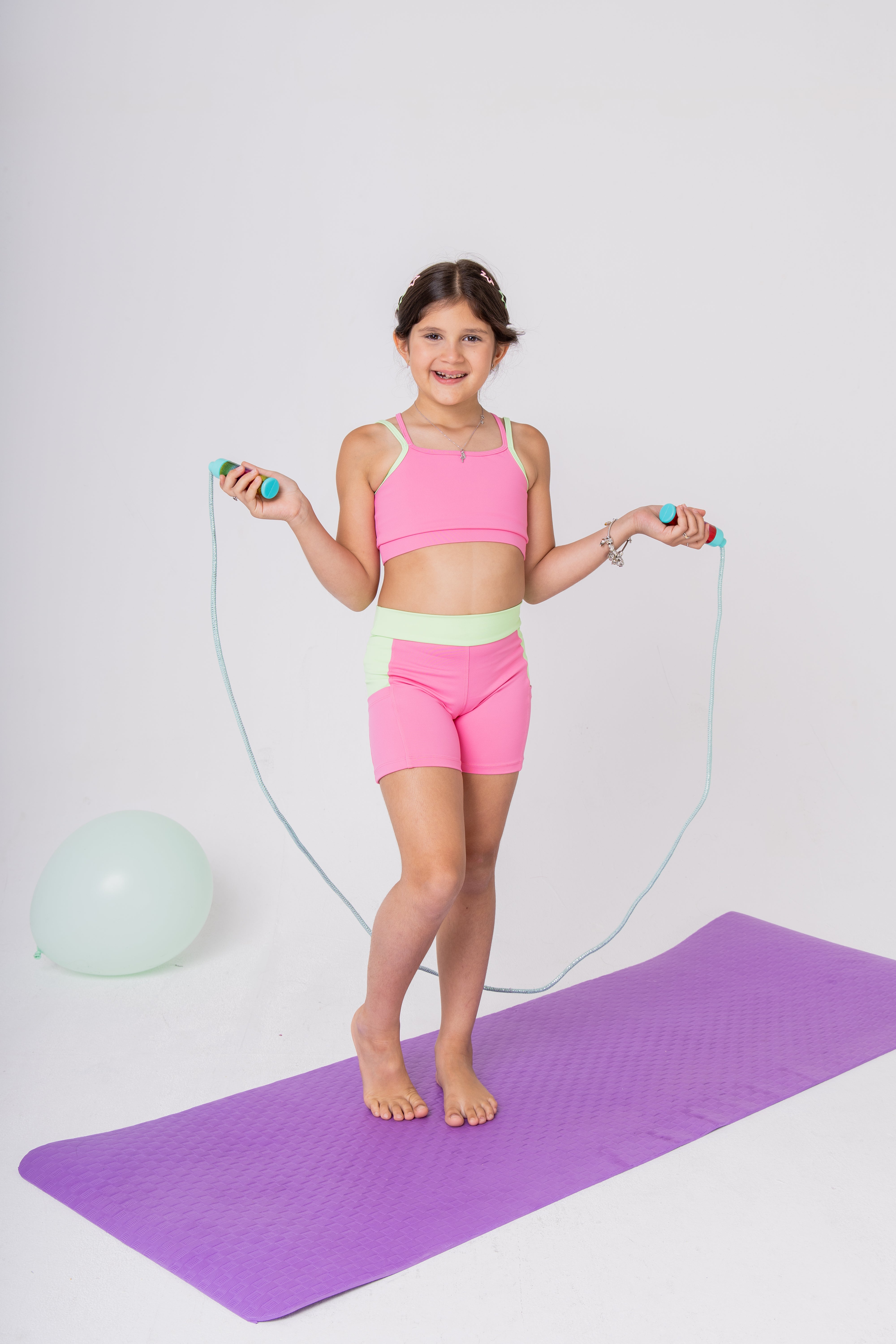 CROPPED ALCA DUPLA - POP PINK