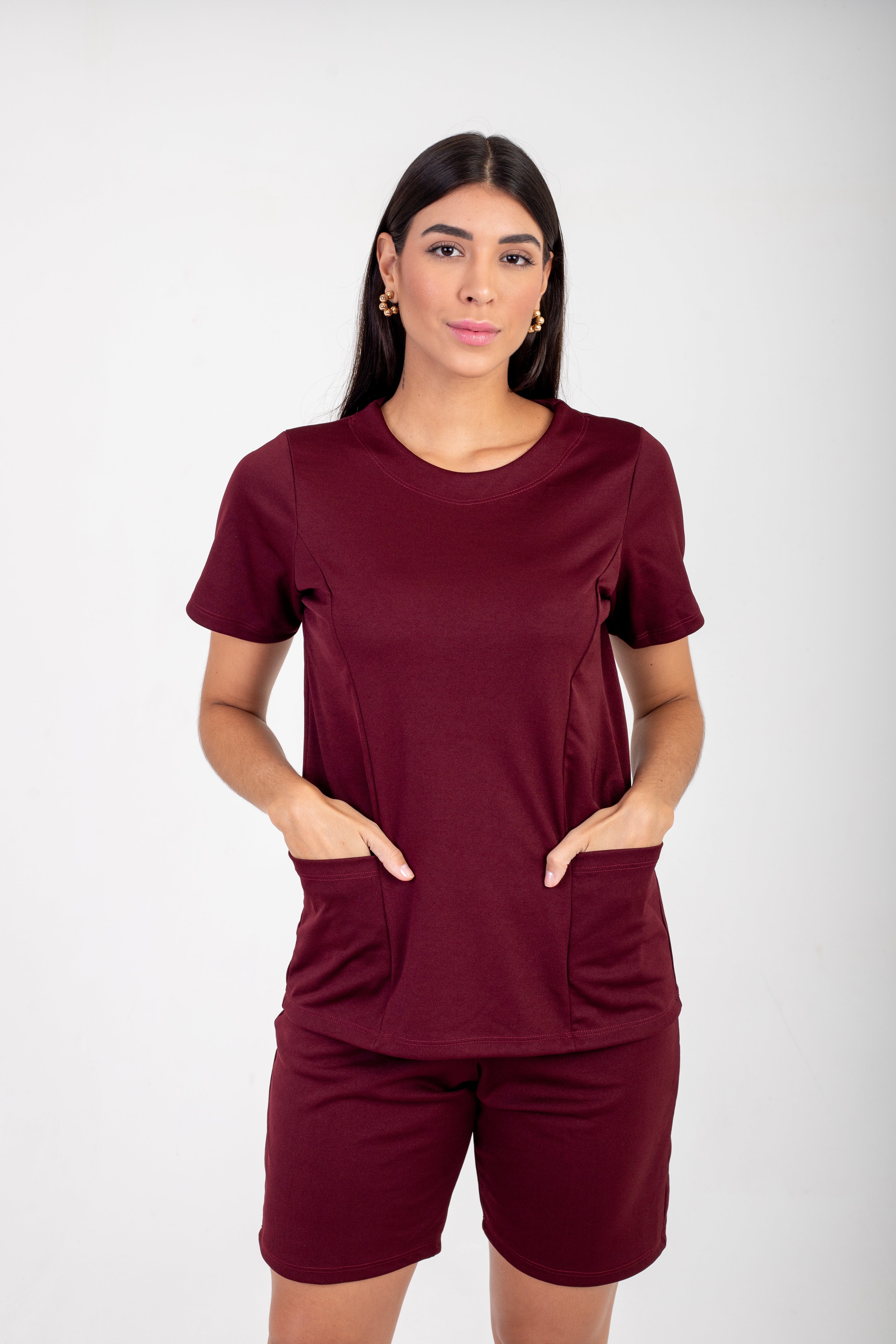 CONJUNTO FARDAMENTO POP GOLA REDONDA BERMUDA - TRINITY