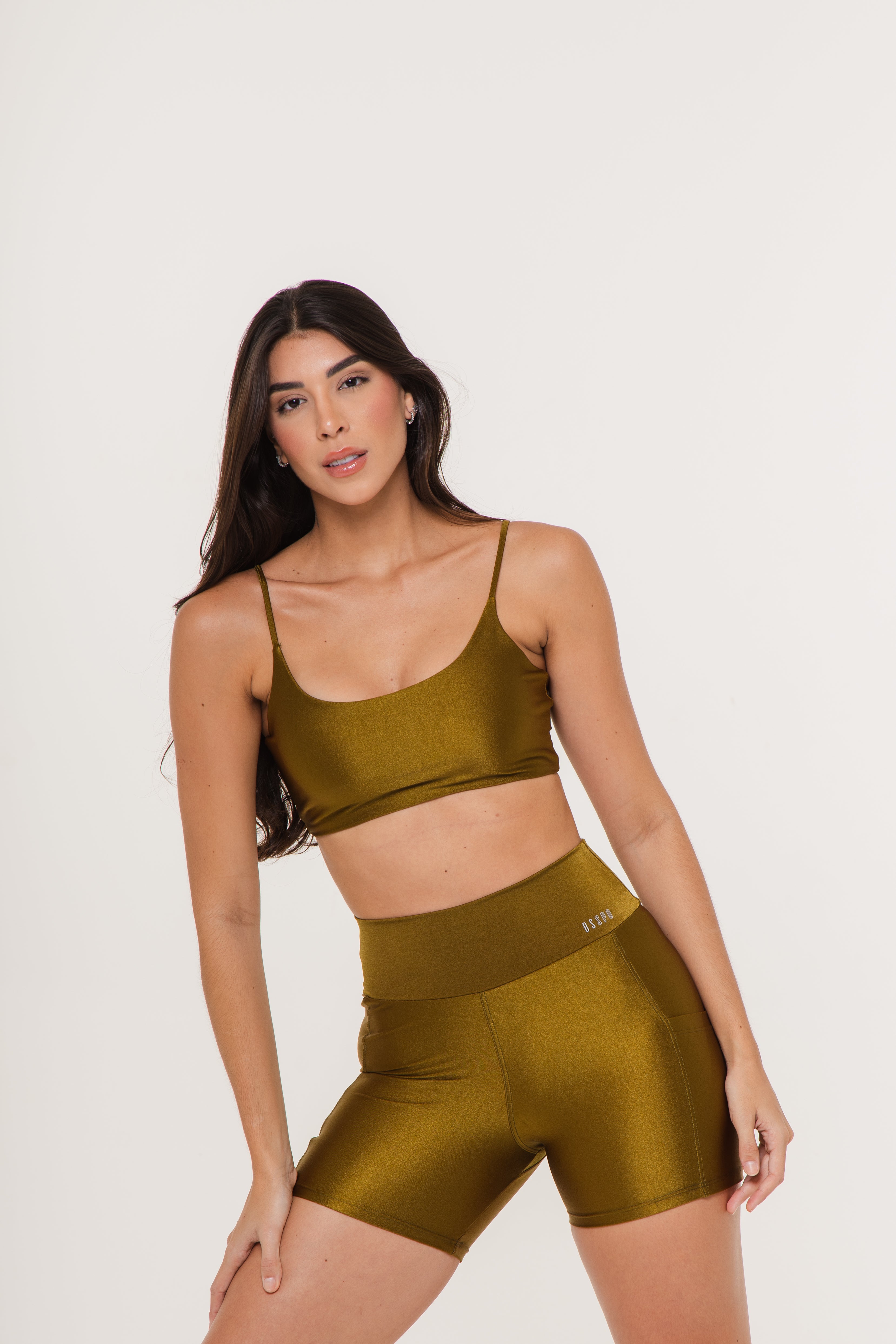 TOP ALCA LARGA GLOW ACTIVE -VERDE BUSH