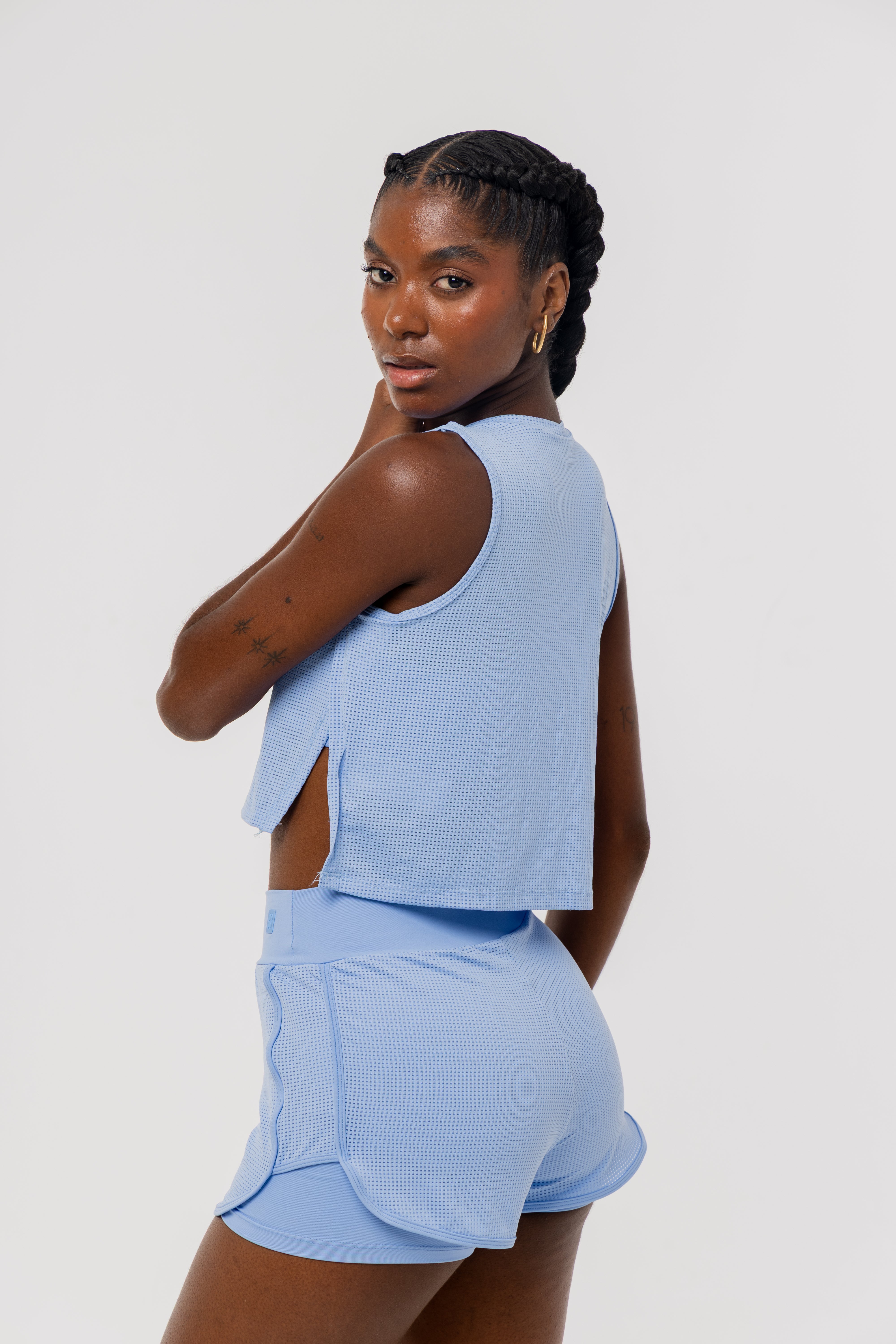 BLUSA REGATA TELINHA CURTA - FLY