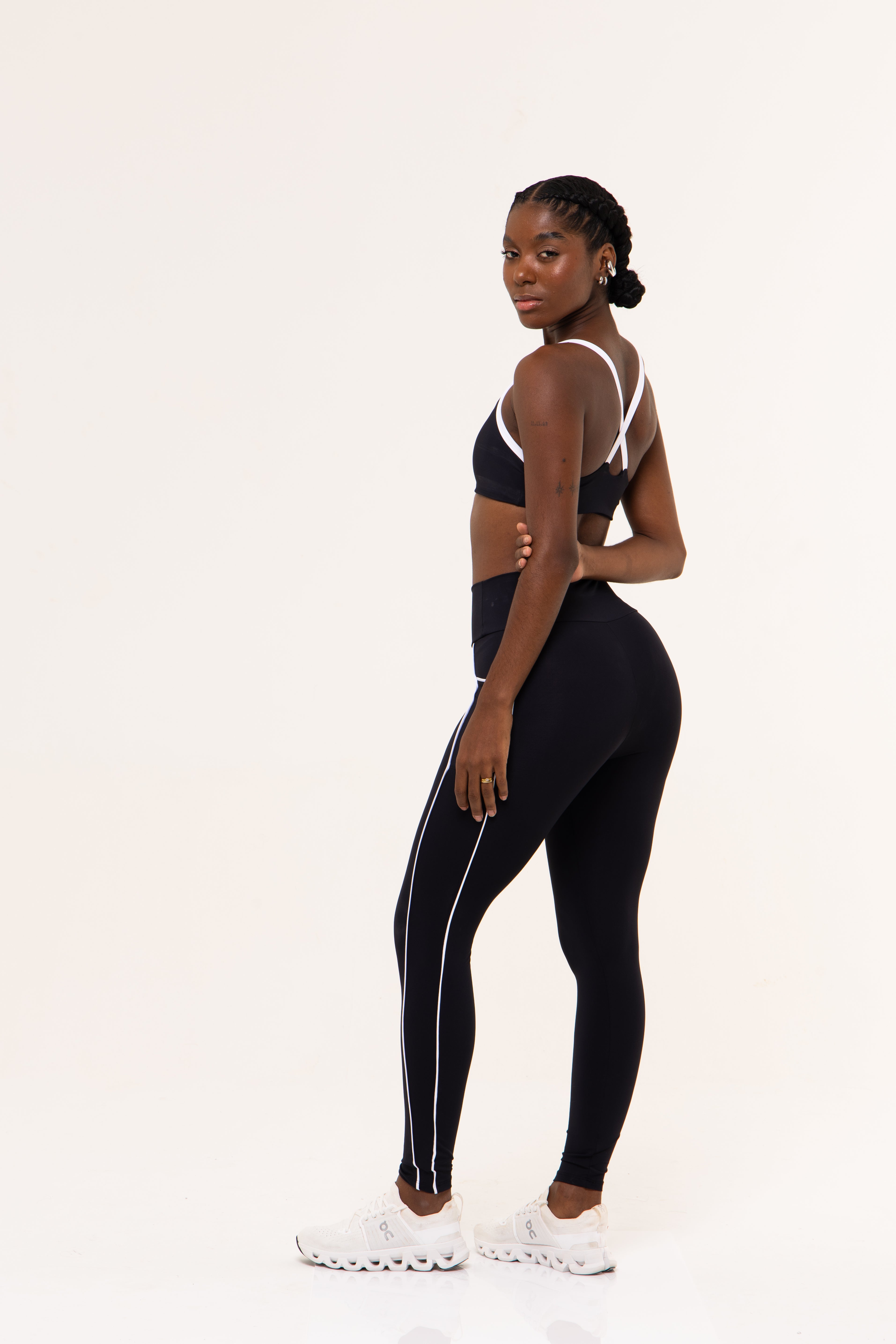 CROPPED SUSTENTARE NAVY PRETO