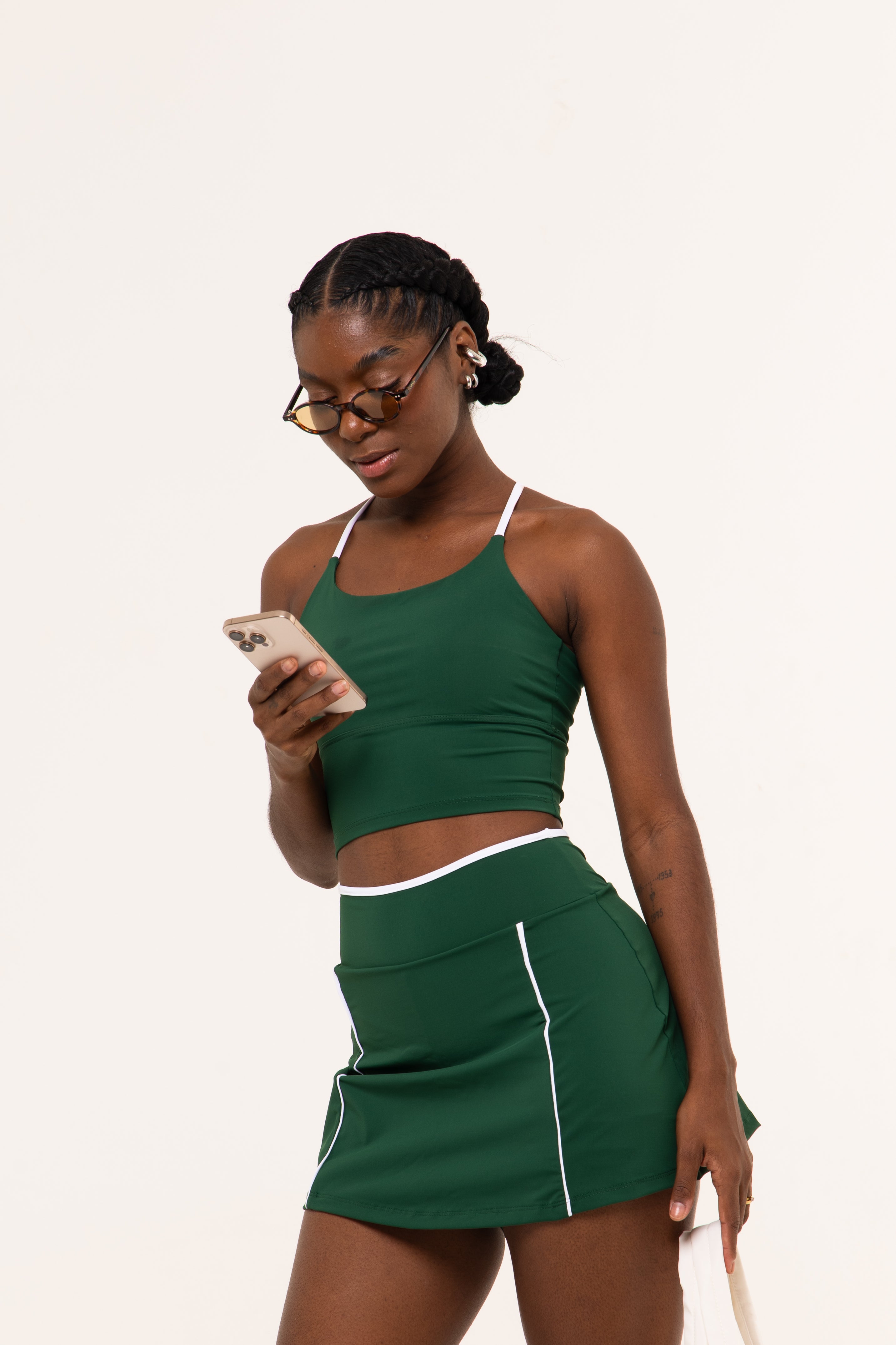 CROPPED TENNIS CLUB MAXI - EDEN