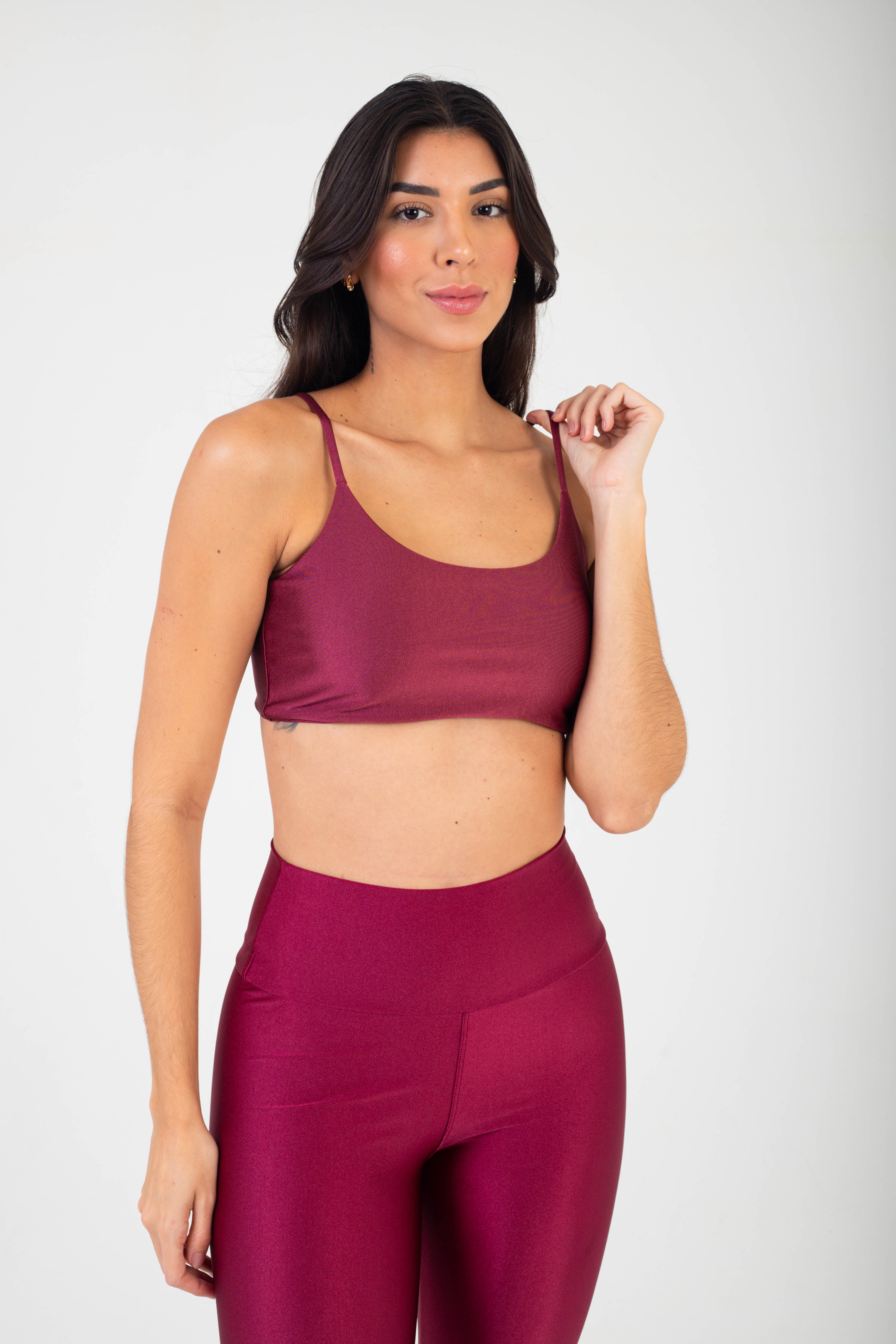 TOP GLOW ALÇA FINA SENSUALE